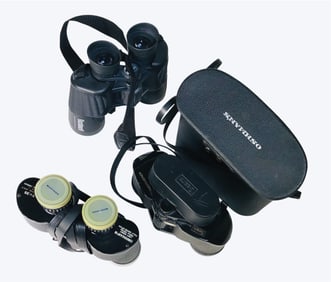 Group Of Binoculars
