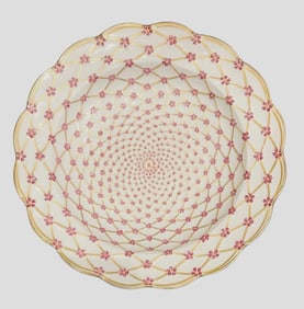 Limoges Porcelain Soup Plate, Catherine The Great