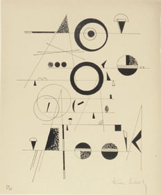 Wassily Kandinsky* (1866-1944) Ink Drawing (See Guarantee & Disclaimer)