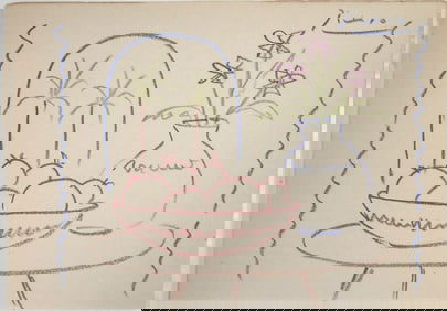 Pablo Picasso* (1881-1973) Drawing (See Guarantee & Disclaimer)