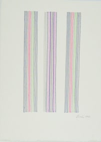 Gene Davis* (1920-1985) Ink Drawing (See Guarantee & Disclaimer)