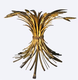 Gilt Metal Coctail Table, Robert Goossens