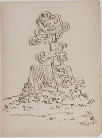 Vincent Van Gogh* (1853-1890) Sketchbook Drawing (See Guarantee & Disclaimer)