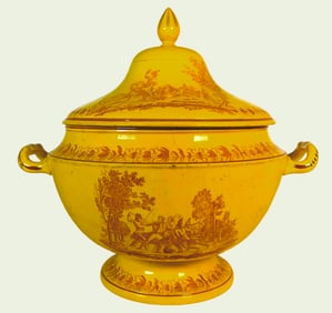 Creil Ware Transfer-Printed Tureen, 19th C