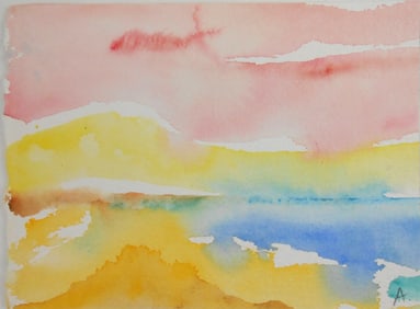 Mary Abbott* (1921-2019) Watercolor (See Guarantee)