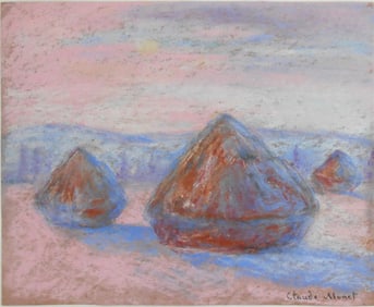 Claude Monet* (1840-1926) Pastel (See Guarantee & Disclaimer)