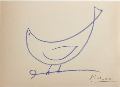 Pablo Picasso* (1881-1973) Drawing (See Guarantee & Disclaimer)