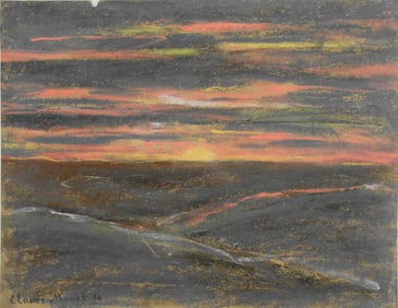 Claude Monet* (1840-1926) Pastel (See Guarantee & Disclaimer)