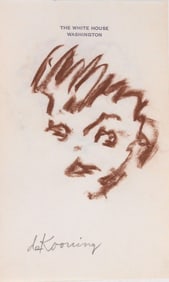 Willem De Kooning* (1904-1997) Chalk Drawing (See Guarantee & Disclaimer)