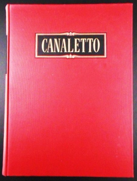 Canaletto: Text (in Italian) by Vittorio Moschini. Aldo Martello Editore, Milan. Hardcover, no dust jacket, spine is faded. Priced at 100 Pounds. A very scarce book. SHIPPING NOTE: Although Preston Hall Gallery 