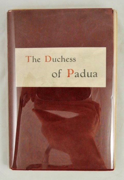 Oscar Wilde, The Duchess Of Padua: The Duchess of Padua by Oscar Wilde. A very scarce book. Private printing, circa 1900-1910. Dimensions: 9 x 6 x 1 inches