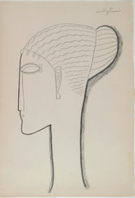 Amedeo Modigliani* (1884-1920) Pencil Drawing (See Guarantee & Disclaimer)