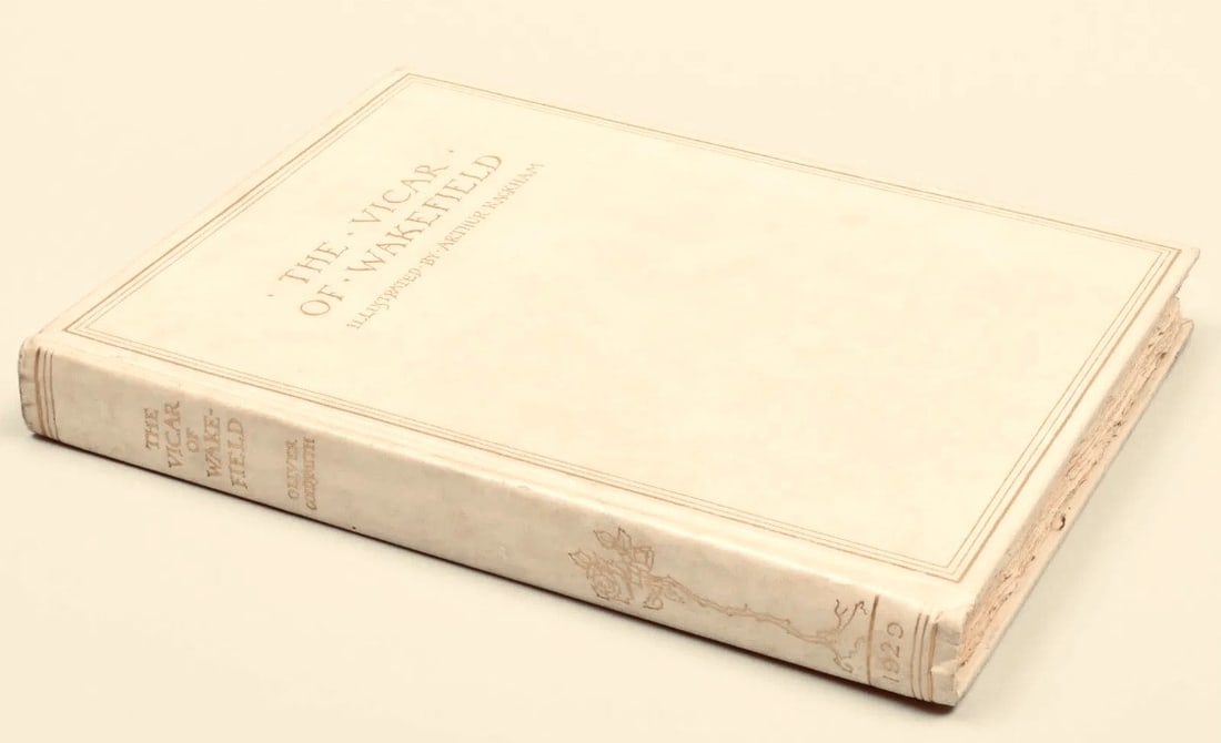 The Vicar Of Wakefield By Oliver Goldsmith: The Vicar of Wakefield by Oliver Goldsmith, illustrated and signed by Arthur Rackham. Limited edition of 575, this being number 251. Published by George G. Harrap & Co, 1920. Light foxing to the edges