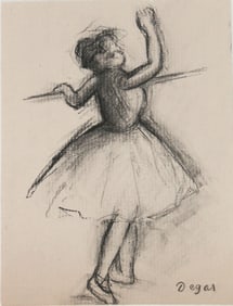 Edgar Degas* (1834-1917) Charcoal Sketch (See Guarantee & Disclaimer)