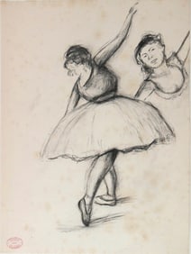 Edgar Degas* (1834-1917) Charcoal Drawing (See Guarantee & Disclaimer)