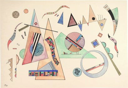 Wassily Kandinsky* (1866-1944) Watercolor (See Guarantee & Disclaimer)