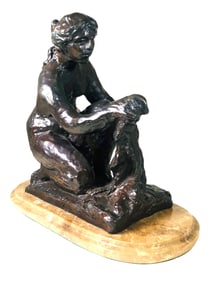 Pierre Renoir (1841-1919) Bronze Sculpture