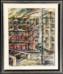 Russian Watercolor, Signed