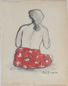 Paul Gauguin* (1848-1903) Watercolor With Pencil (See Guarantee & Disclaimer)