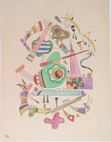 Wassily Kandinsky* (1866-1944) Watercolor (See Guarantee & Disclaimer)