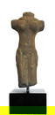 Khmer Carved Stone Female Torso, 16th Century