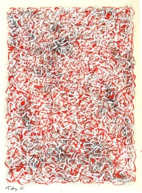 Mark Tobey* (1890-1976) Tempera On Paper (See Guarantee & Disclaimer)