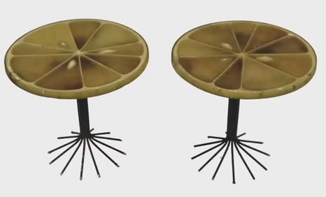 Carl Chaffee "Lemon Slice" Tables