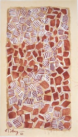 Mark Tobey* (1890-1976) Tempera On Paper (See Guarantee & Disclaimer)