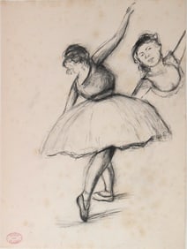 Edgar Degas* (1834-1917) Charcoal Drawing (See Guarantee & Disclaimer)