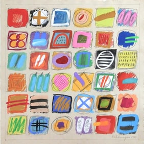 Ida Kohlmeyer (1912-1997) Oil & Mixed Media On Paper