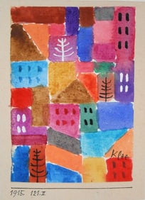 Paul Klee* (1879-1940) Watercolor (See Guarantee & Disclaimer)