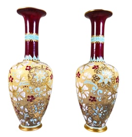 Pair Of Royal Doulton Slater Vases