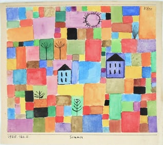 Paul Klee* (1879-1940) Watercolor (See Guarantee & Disclaimer)