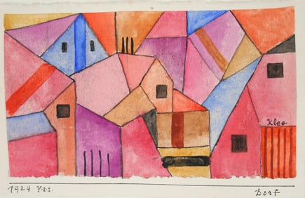 Paul Klee* (1879-1940) Watercolor (See Guarantee & Disclaimer)