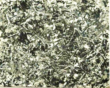 Jackson Pollock (1912-1956) Acrylic On Canvas: Original acrylic on canvas, untitled abstract composition, attributed to or in the manner of Jackson Pollock (1912-1956). Signed. Canvas measures 16 x 20 inches. Very good condition. Provenance: Prope