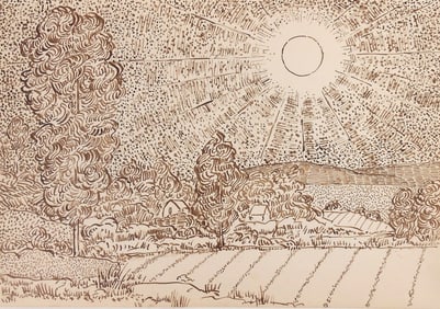 Vincent Van Gogh* (1853-1890) Ink Drawing (See Guarantee & Disclaimer)