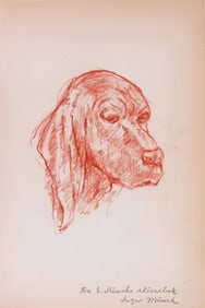 Edvard Munch* (1863-1944) Sketchbook Drawing (See Guarantee & Disclaimer)