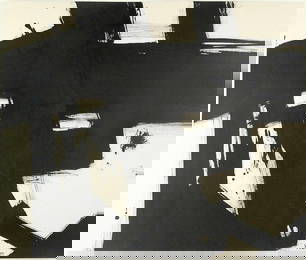 Franz Kline (1910-1962) Black Ink Drawing