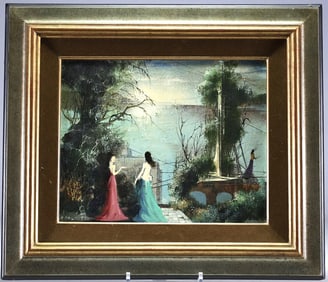 Marcel Delmotte (1901-1984) Oil Painting