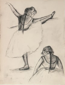 Edgar Degas* (1834-1917) Charcoal Drawing (See Guarantee & Disclaimer)