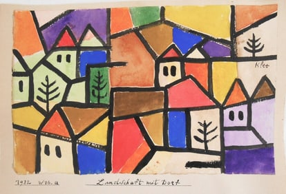 Paul Klee* (1879-1940) Watercolor (See Guarantee & Disclaimer)
