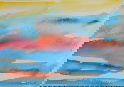 Mary Abbott* (1921-2019) Watercolor (See Guarantee)