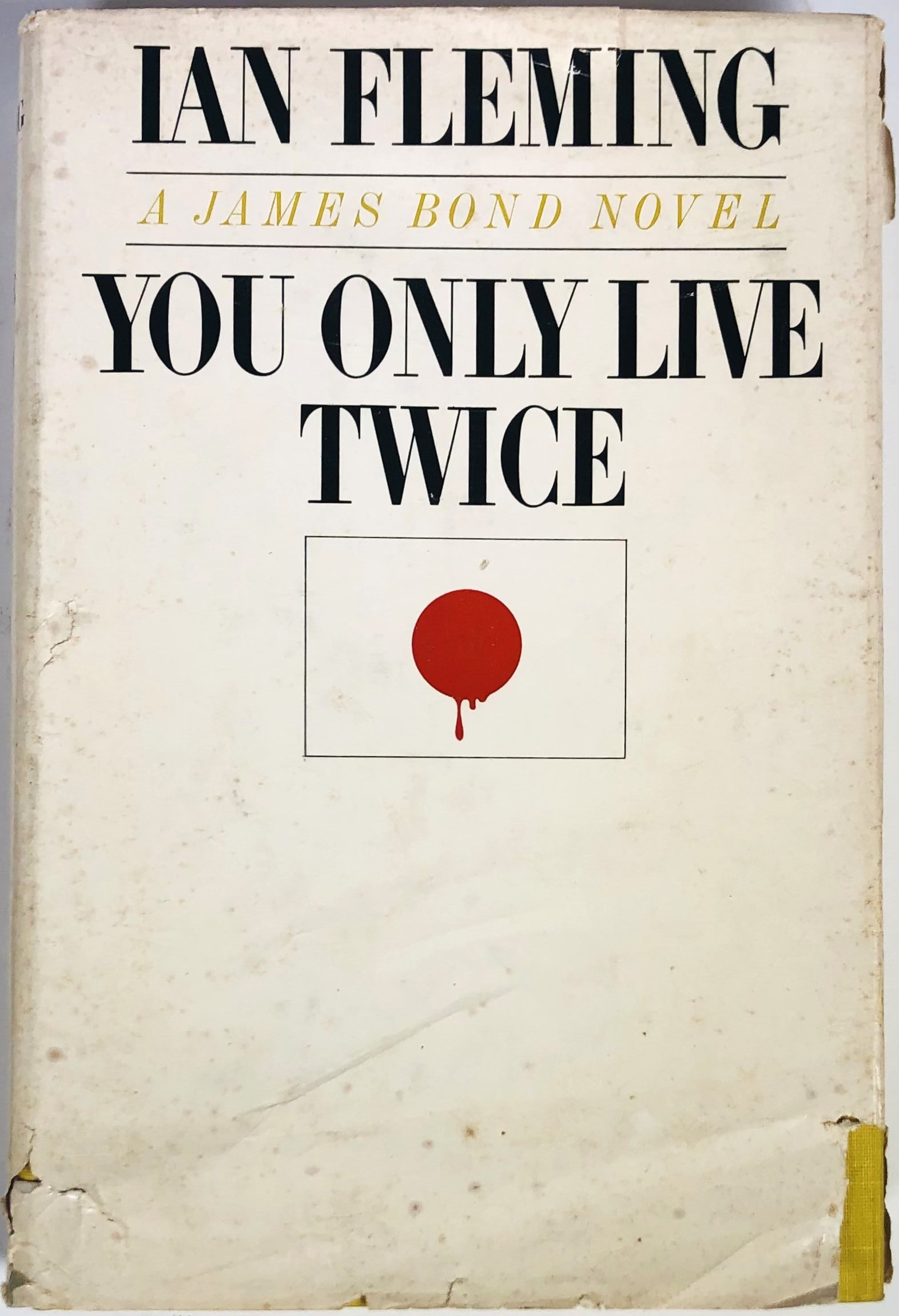 You Only Live Twice By Ian Flemming: You Only Live Twice by Ian Flemming, New American Library, 1st U.S. edition, 1964. Jacket is worn. Overall condition is good. Dimensions: H. 8 1/2 inches W. 6 inches D. 1 1/8 inches