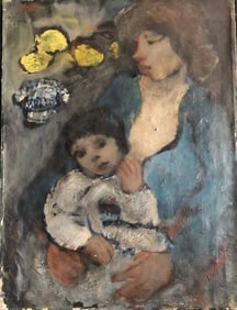 Arie Wachenhauser (1917-1998) Oil Painting