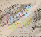 Willem De Kooning (1904-1997) Pastel On Paper