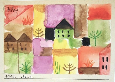Paul Klee* (1879-1940) Watercolor (See Guarantee & Disclaimer)