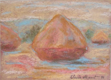 Claude Monet* (1840-1926) Pastel On Paper (See Guarantee & Disclaimer)