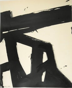 Franz Kline (1910-1962) Black Ink Drawing
