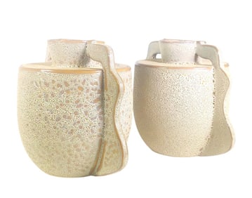 Pair Of Contemporary Ceramic Vases