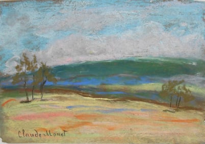 Claude Monet* (1840-1926) Pastel On Paper (See Guarantee & Disclaimer)